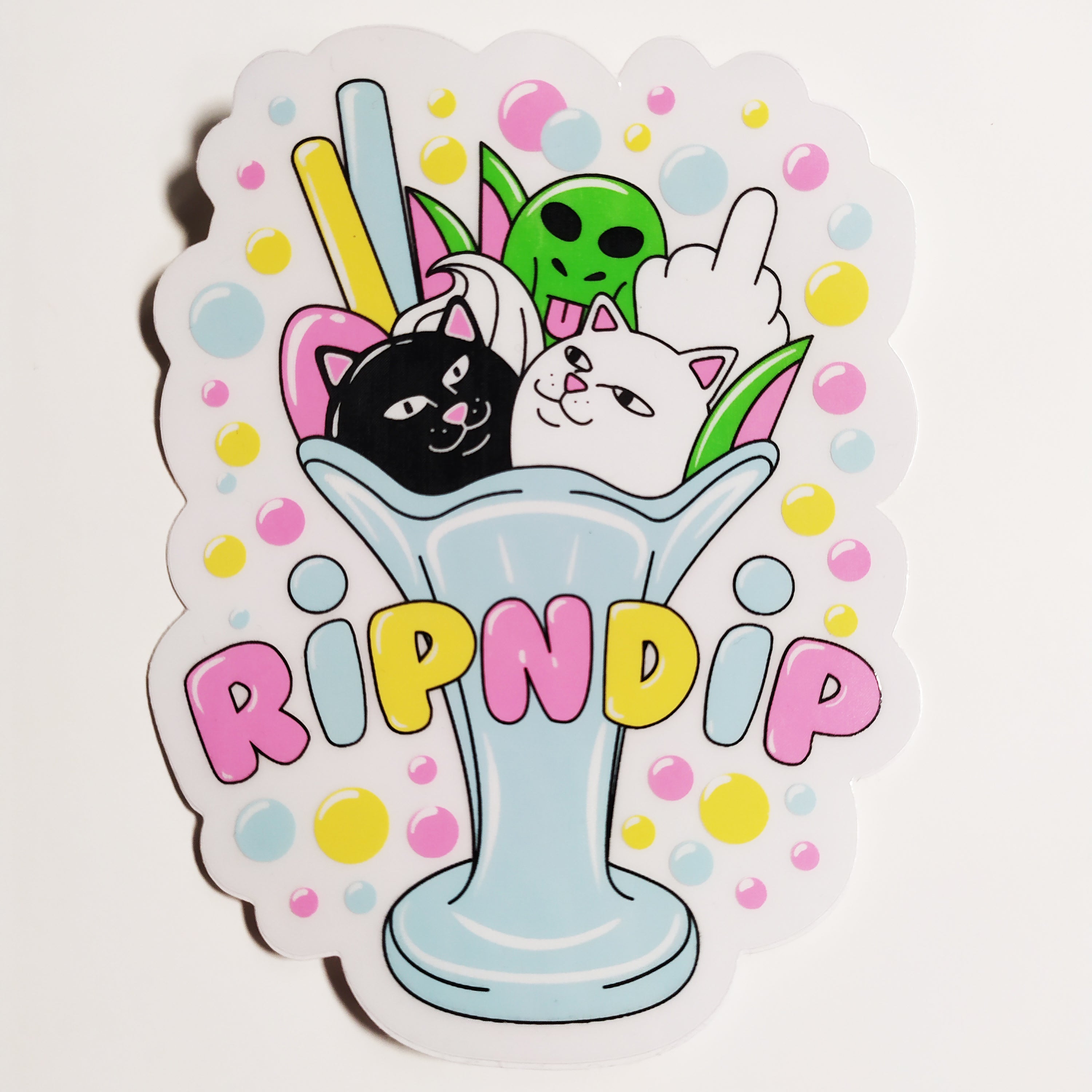 Rip N Dip / RIPNDIP Skateboard Sticker - SkateboardStickers.com