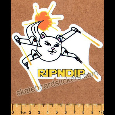 Rip N Dip - Far Far Away Series Skateboard Sticker - SkateboardStickers.com