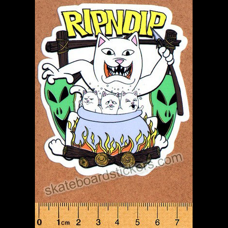 Rip N Dip Skateboard Sticker - SkateboardStickers.com