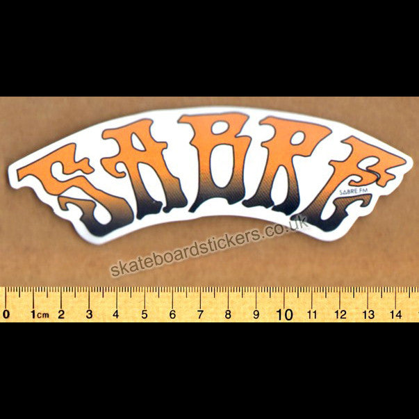 Sabre Skateboard Sticker - SkateboardStickers.com