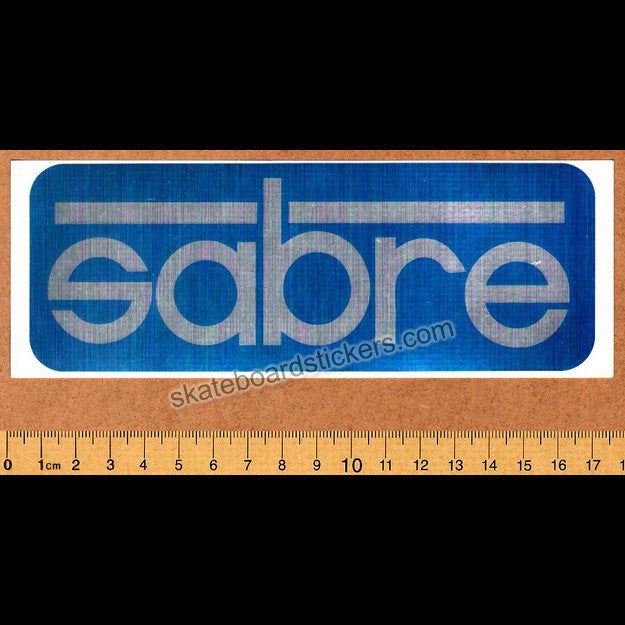 Sabre Skateboard Sticker - SkateboardStickers.com