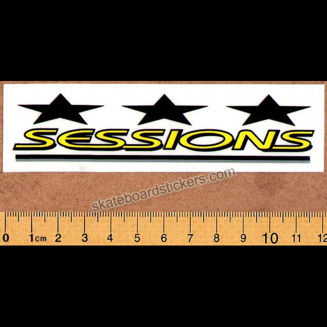 Sessions Old Skateboard / Snowboard Sticker - SkateboardStickers.com