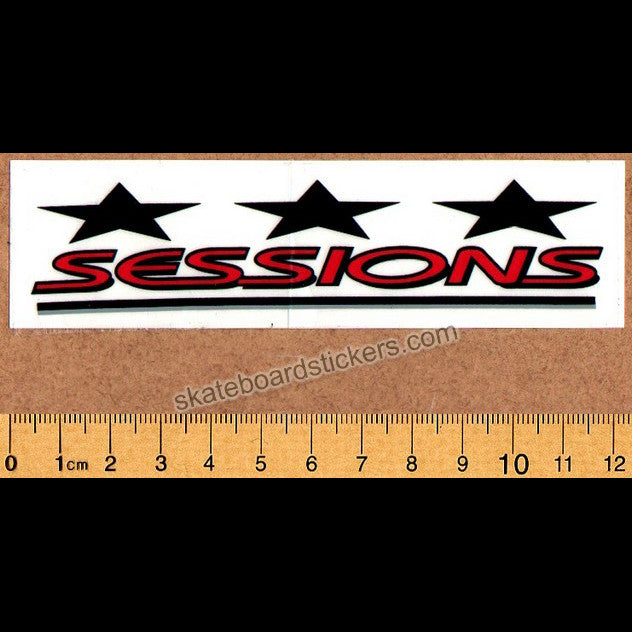 Sessions Old Skateboard / Snowboard Sticker - SkateboardStickers.com