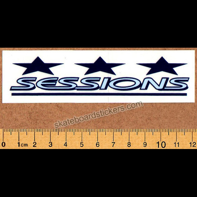 Sessions Old Skateboard / Snowboard Sticker - SkateboardStickers.com