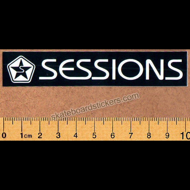 Sessions Skateboard / Snowboard Sticker - Regular - SkateboardStickers.com