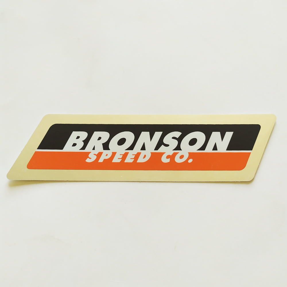 Bronson Speed Co Skateboard Bearings Sticker - 12.5cm across approx - SkateboardStickers.com