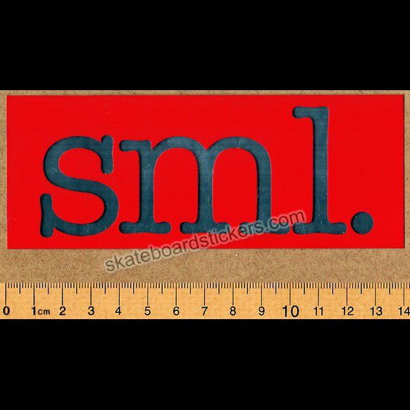 Small Wheels (SML.) Skateboard Sticker - SkateboardStickers.com