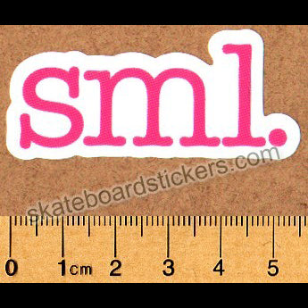 Small Wheels (SML.) Skateboard Sticker - SkateboardStickers.com