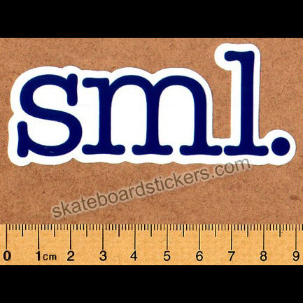 Small Wheels (SML.) Skateboard Sticker - SkateboardStickers.com