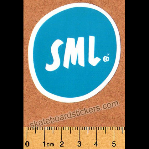 Small Wheels (SML.) Skateboard Sticker - SkateboardStickers.com