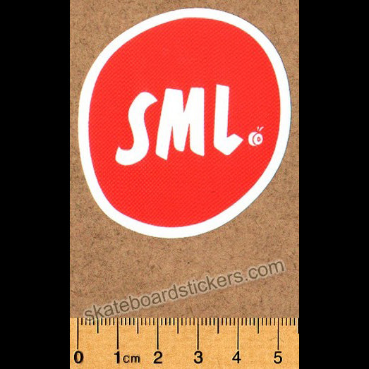 Small Wheels (SML.) Skateboard Sticker - SkateboardStickers.com