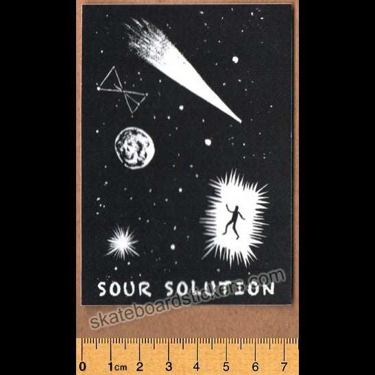 Sour Solution Skateboards Skateboard Sticker - Outer Space