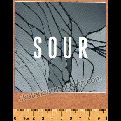 Sour Solution Skateboards Skateboard Sticker - SkateboardStickers.com