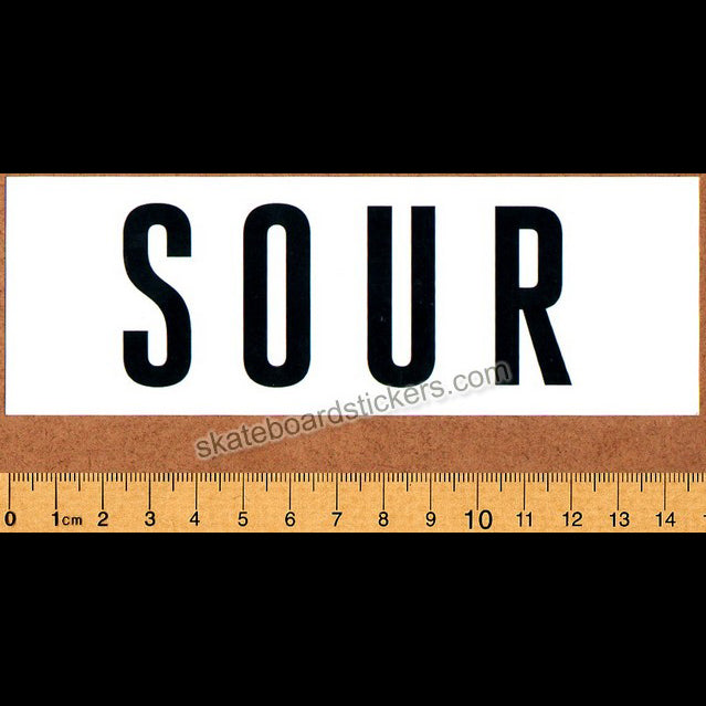 Sour Solution Skateboards Skateboard Sticker - SkateboardStickers.com