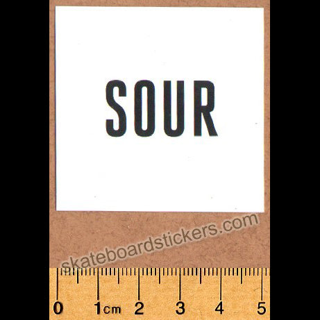 Sour Solution Skateboards Skateboard Sticker - SkateboardStickers.com