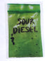 Sour Solution Skateboards Skateboard Sticker - Sour Diesel - SkateboardStickers.com