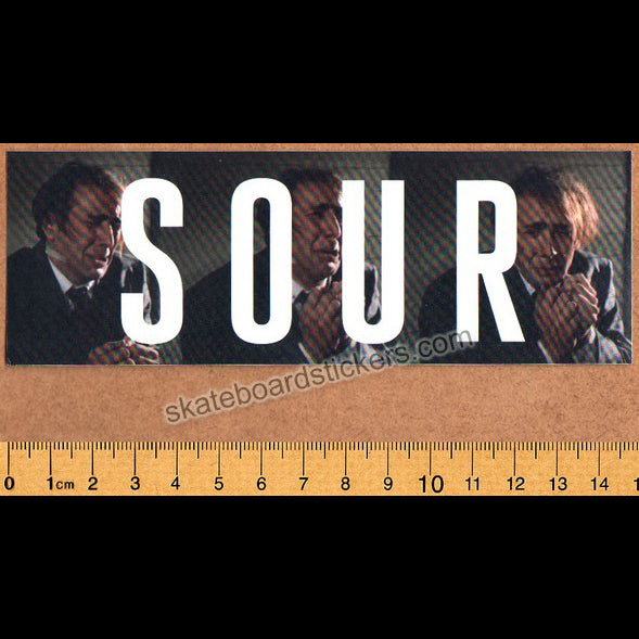 Sour Solution Skateboards Skateboard Sticker - SkateboardStickers.com