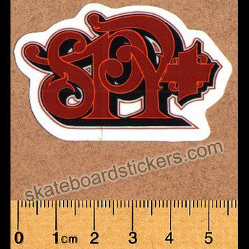 Spy Optic Sunglasses Skateboard Sticker - small brown - SkateboardStickers.com
