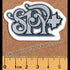 Spy Optic Sunglasses Skateboard Sticker - small grey - SkateboardStickers.com