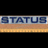Status Skateboard Sticker - SkateboardStickers.com