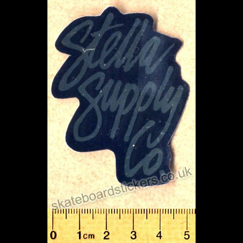 Stella Supply Co. Skateboard Sticker - SkateboardStickers.com