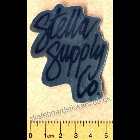 Stella Supply Co. Skateboard Sticker - SkateboardStickers.com