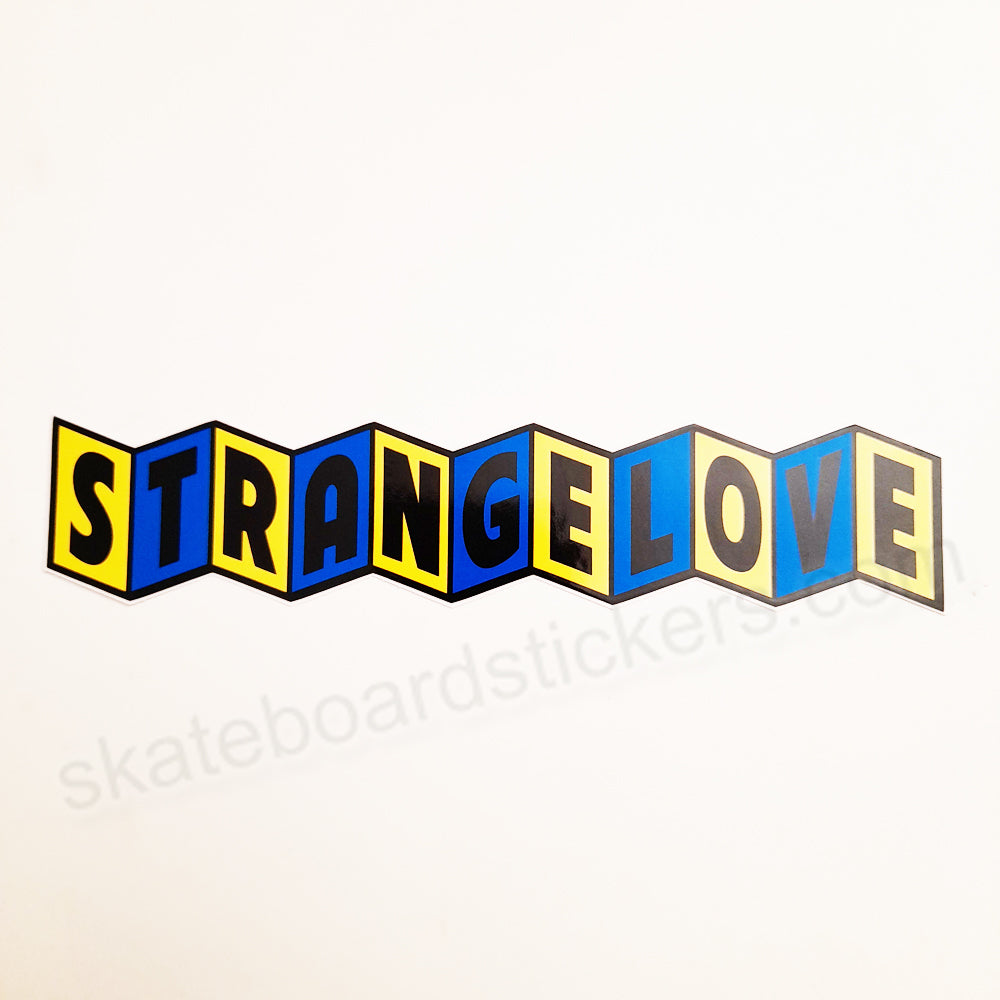 StrangeLove Skateboard Sticker