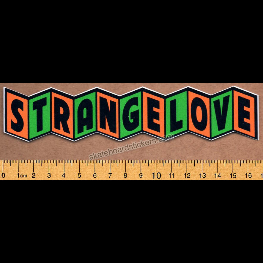 StrangeLove Skateboard Sticker