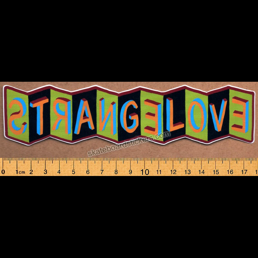 StrangeLove Skateboard Sticker