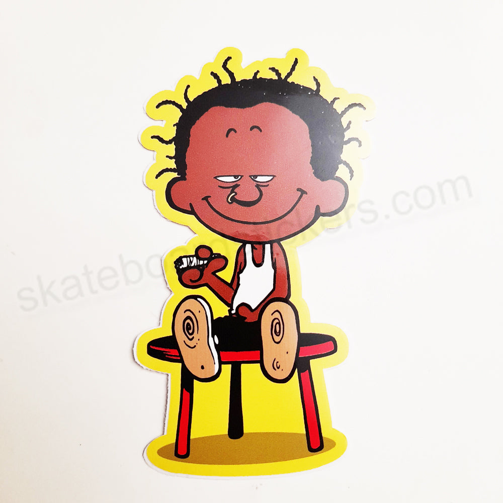 StrangeLove Clyde Singleton Skateboard Sticker