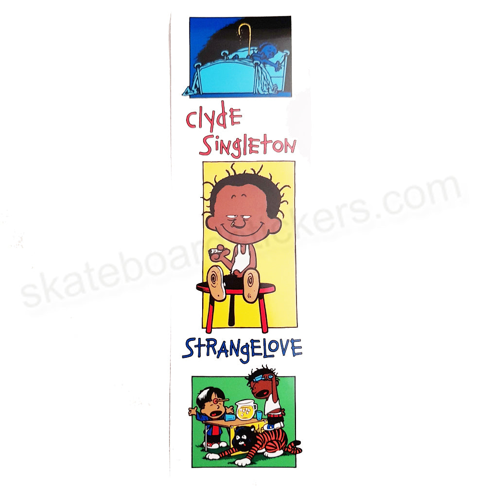 StrangeLove Clyde Singleton Skateboard Sticker