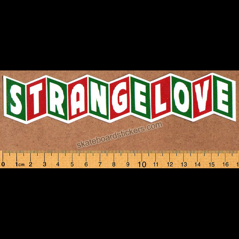 StrangeLove Skateboard Sticker - SkateboardStickers.com