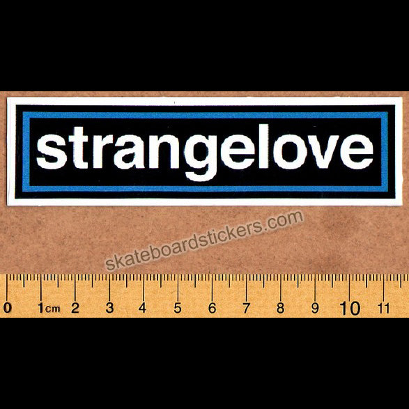 StrangeLove Skateboard Sticker - SkateboardStickers.com