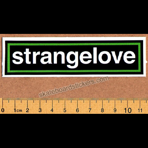 StrangeLove Skateboard Sticker - SkateboardStickers.com