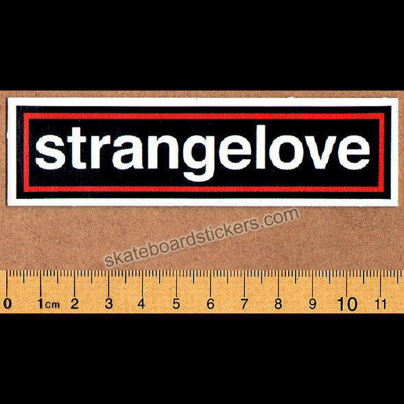 StrangeLove Skateboard Sticker - SkateboardStickers.com