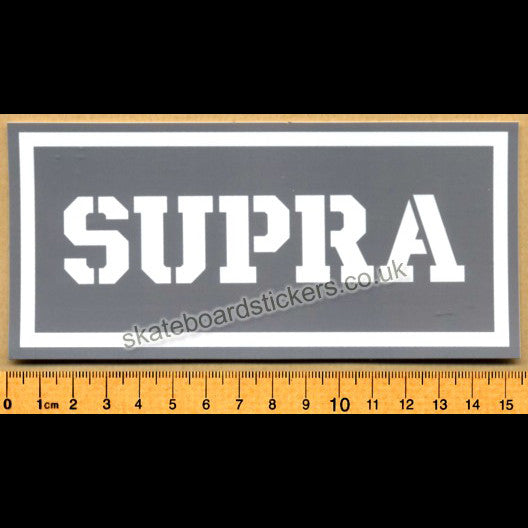 Supra Shoes Footwear Skateboard Sticker - SkateboardStickers.com