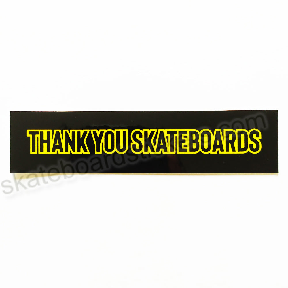 Thank You Skateboard Sticker