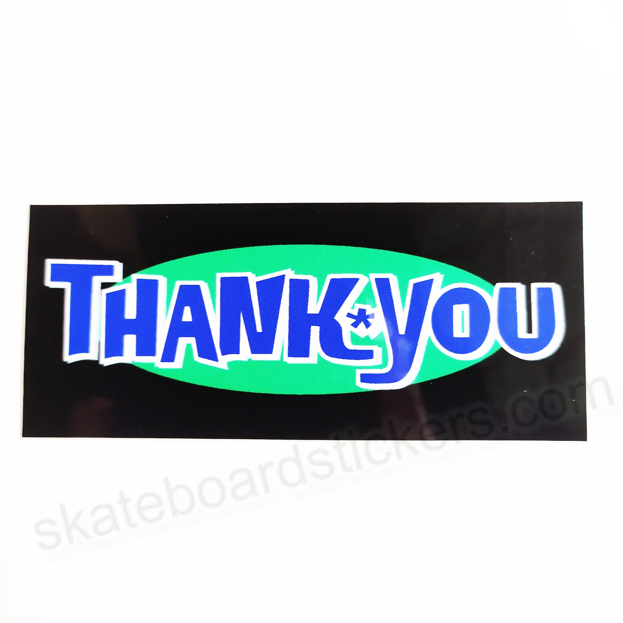 Thank You Skateboard Sticker - SkateboardStickers.com