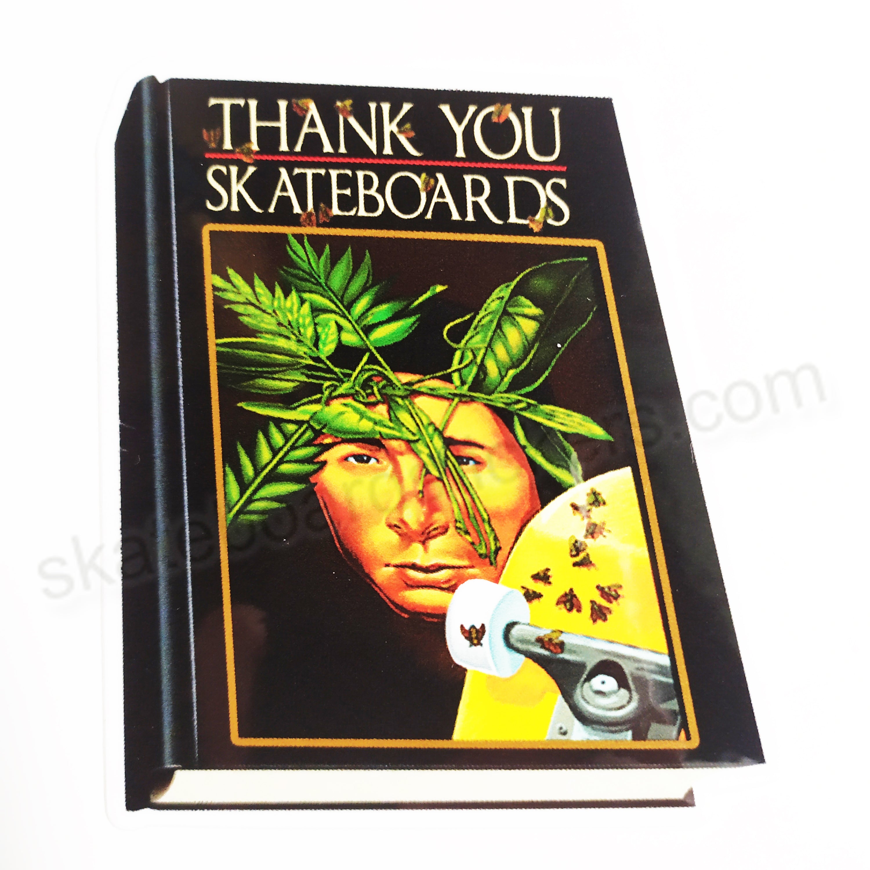 Thank You Skateboard Sticker - SkateboardStickers.com