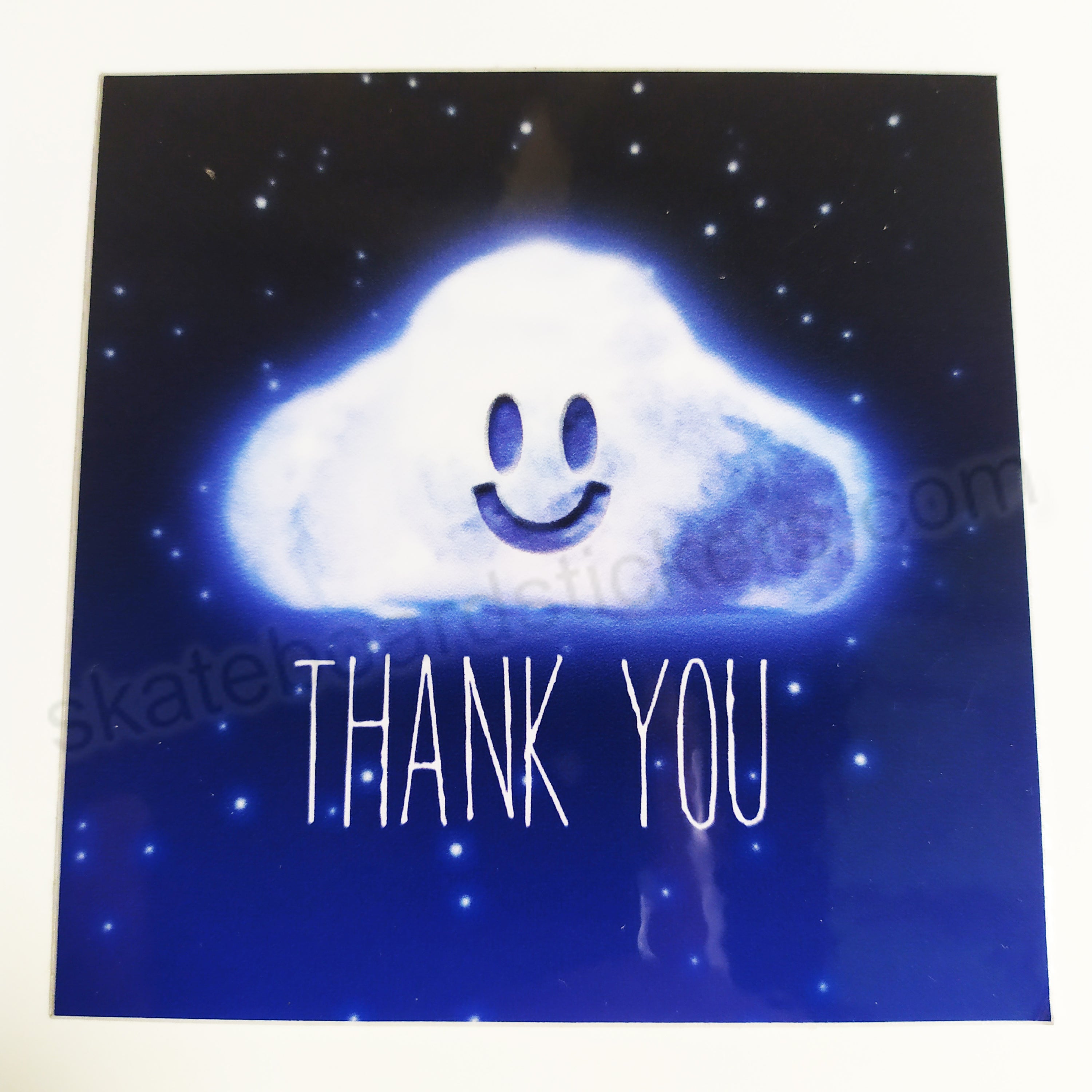 Thank You Skateboard Sticker - SkateboardStickers.com