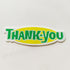 Thank You Skateboard Sticker - 7cm across approx - SkateboardStickers.com