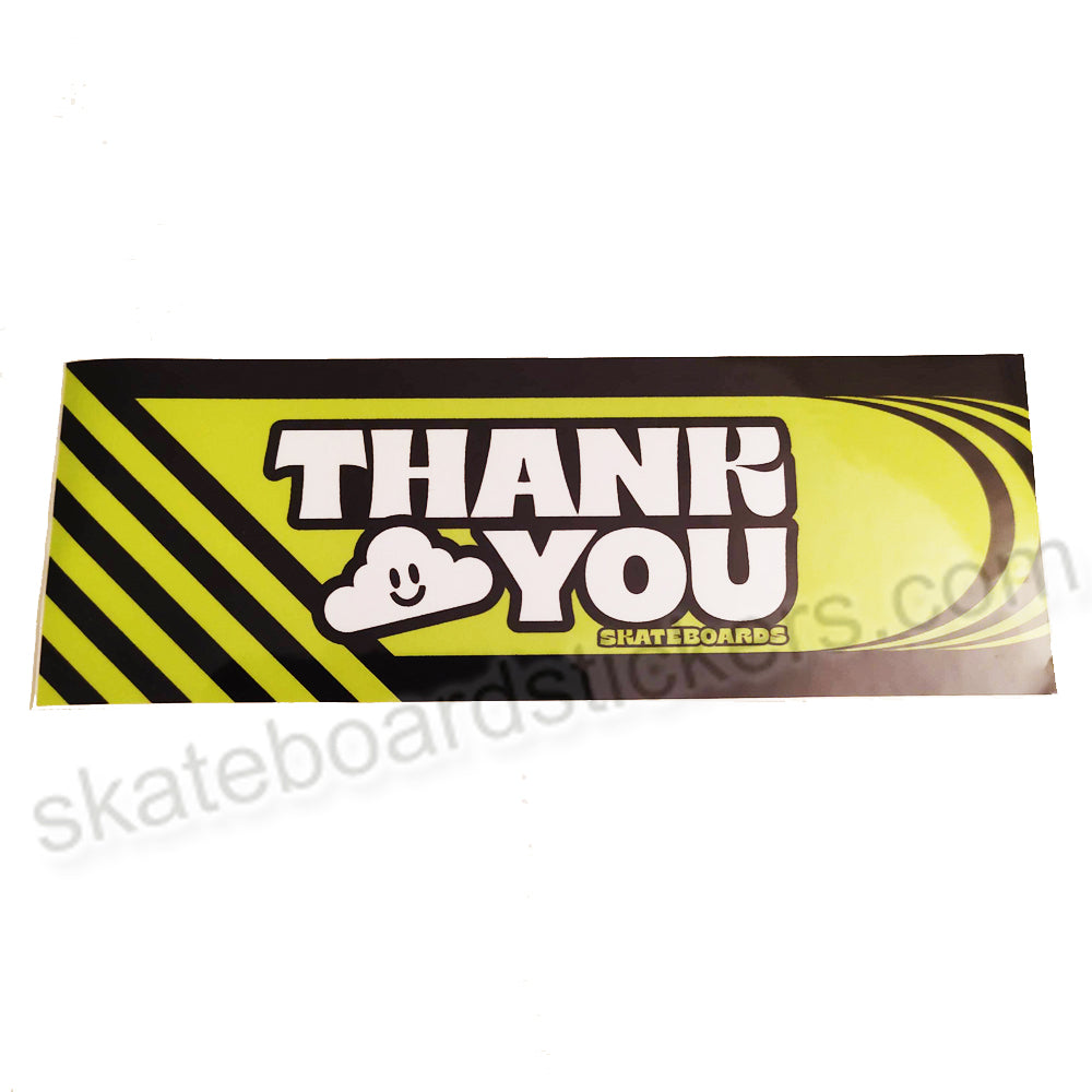 Thank You Skateboard Sticker - SkateboardStickers.com