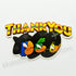 Thank You Skateboard Sticker - Mi Amigos 12.5cm