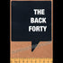 The Back Forty Skateboard Sticker - Black - SkateboardStickers.com
