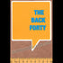 The Back Forty Skateboard Sticker - Yellow - SkateboardStickers.com