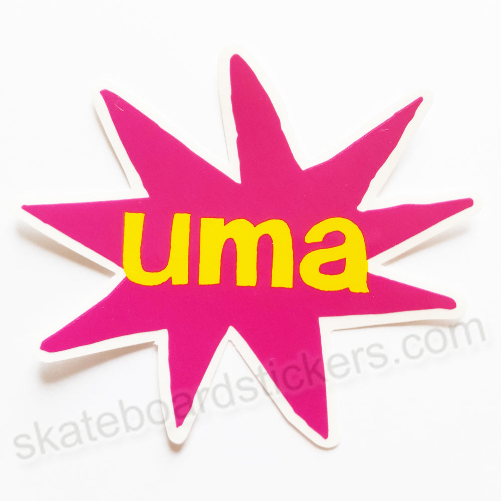 UMA Landsleds Burst Skateboard Sticker (by Evan Smith, Thomas Campbell and Nathaniel Russell)
