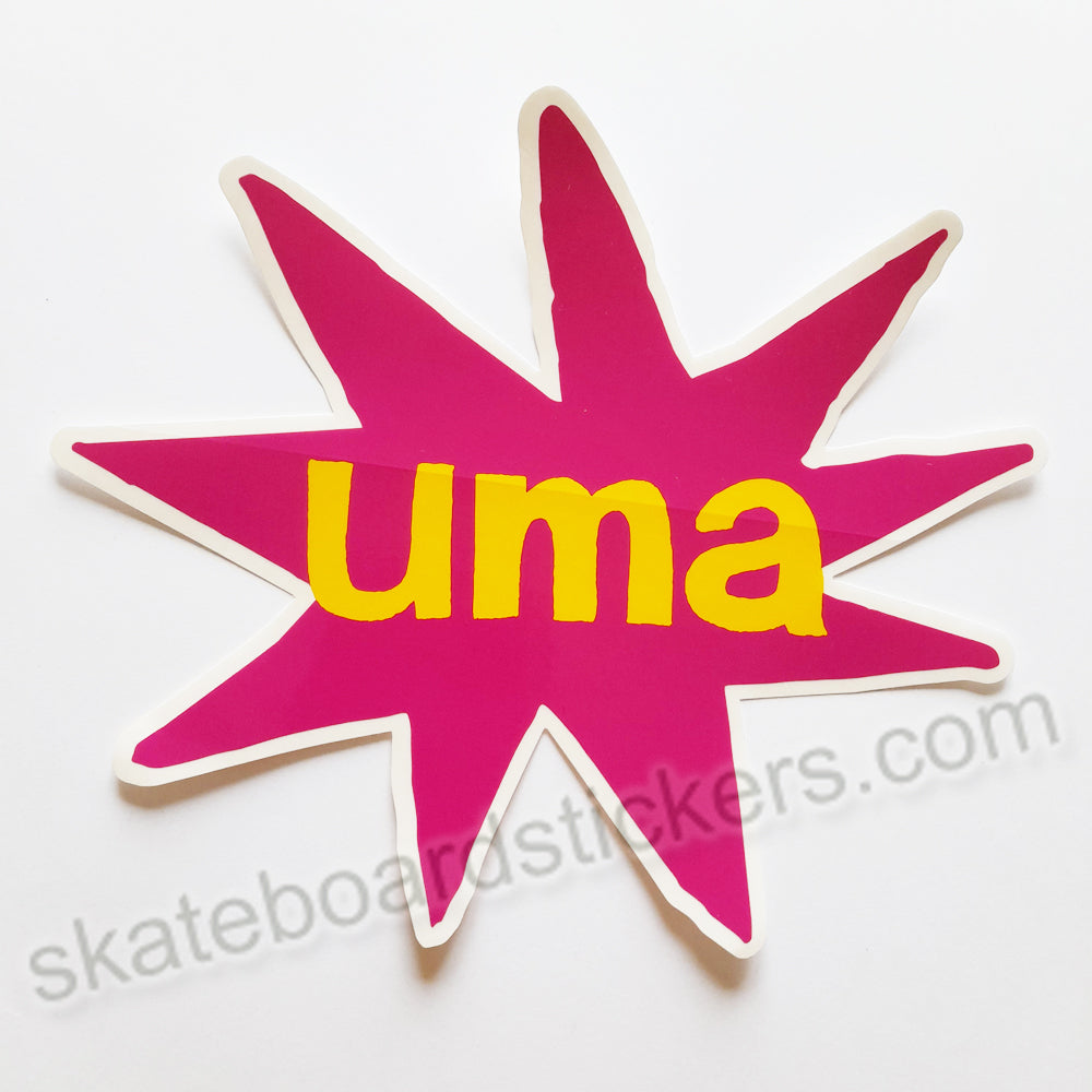 UMA Landsleds Burst Skateboard Sticker (by Evan Smith, Thomas Campbell and Nathaniel Russell)