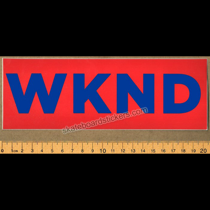 WKND Skateboards - Banner Skateboard Sticker