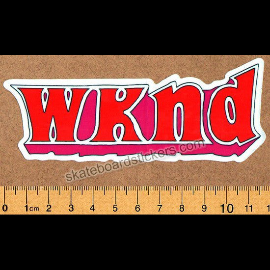 WKND Skateboards - Good Times Skateboard Sticker - SkateboardStickers.com