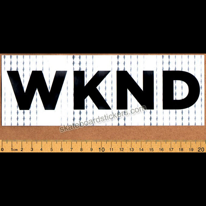 WKND Skateboards - Hologram Skateboard Sticker - SkateboardStickers.com